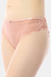 Amante Low Rise Three-Fourth Coverage Bikini Panty - Mellow Rose — thumbnail 3
